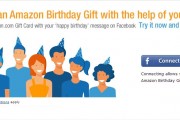 Amazon Announces Amazon Birthday Gift on Facebook