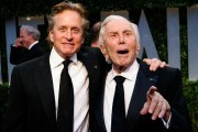 Michael Douglas and his father, Kirk Douglas