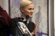 Veronica Roth Attends The 'Insurgent' Movie Tie-In Event